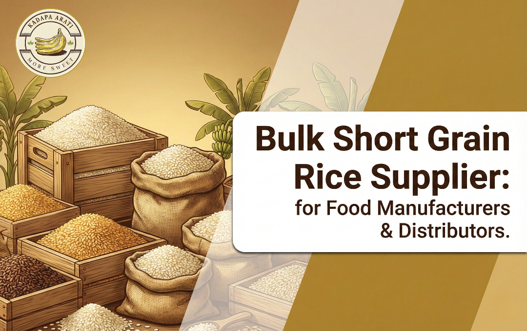 Bulk Short Grain Rice Supplier for Food Manufacturers & Distributors